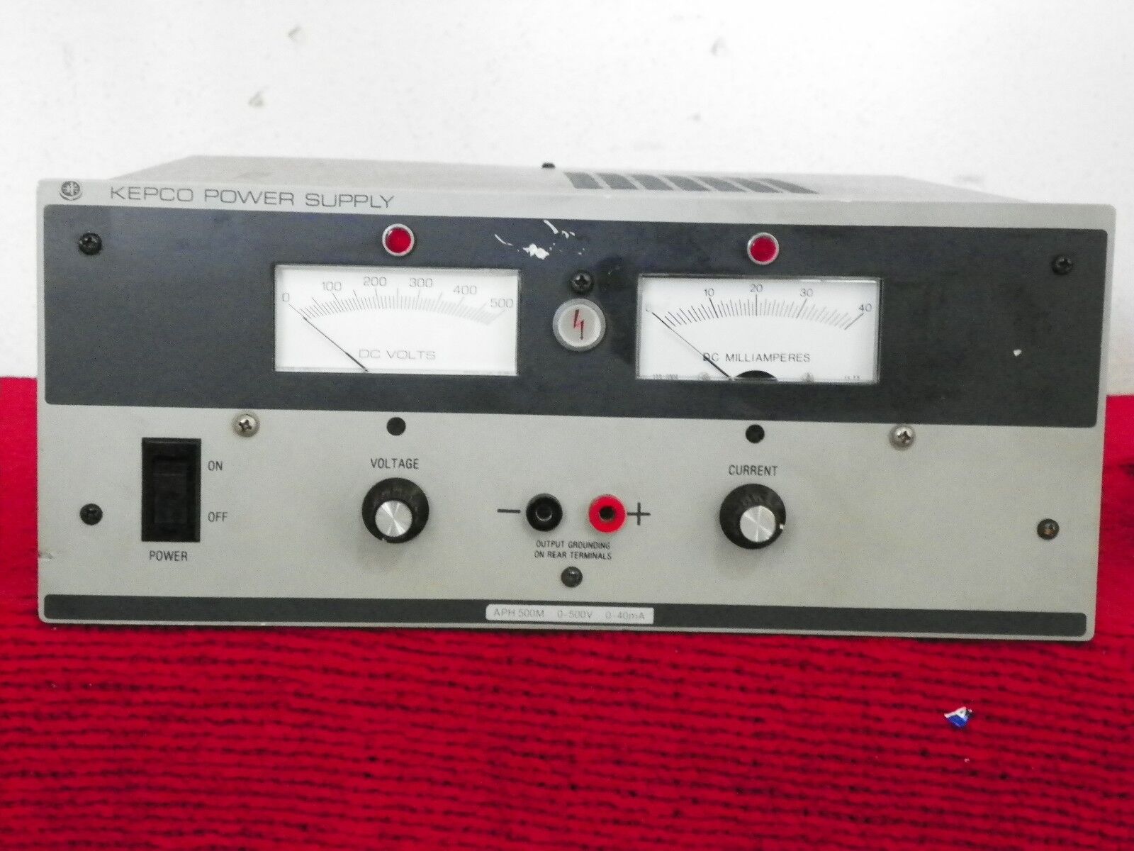 KEPCO APH 500M POWER SUPPLY 0-500VDC 0-40mA KEPCO APH 500M POWER SUPPLY 0-500VDC 0-40mA
